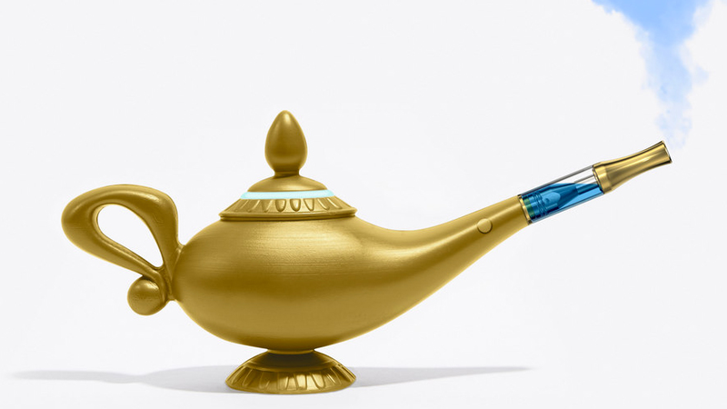 Illustration for article titled Ever Wanted to Smoke a Genie? Your Wish Just Came True With This Aladdin's Lamp Vape